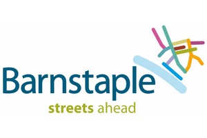 Words 'Barnstaple streets ahead' alongside a logo which shows a network of Barnstaple streets in different colours Have your say on exciting improvements in Barnstaple