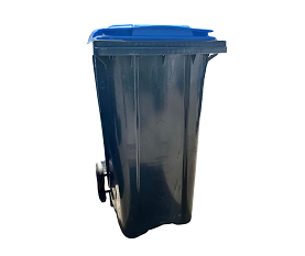 360 litre grey wheelie bin