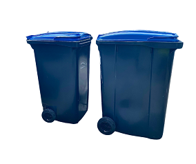 Comparison of 240 and 360 litre bins