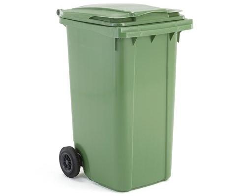 240 litre green wheelie bin