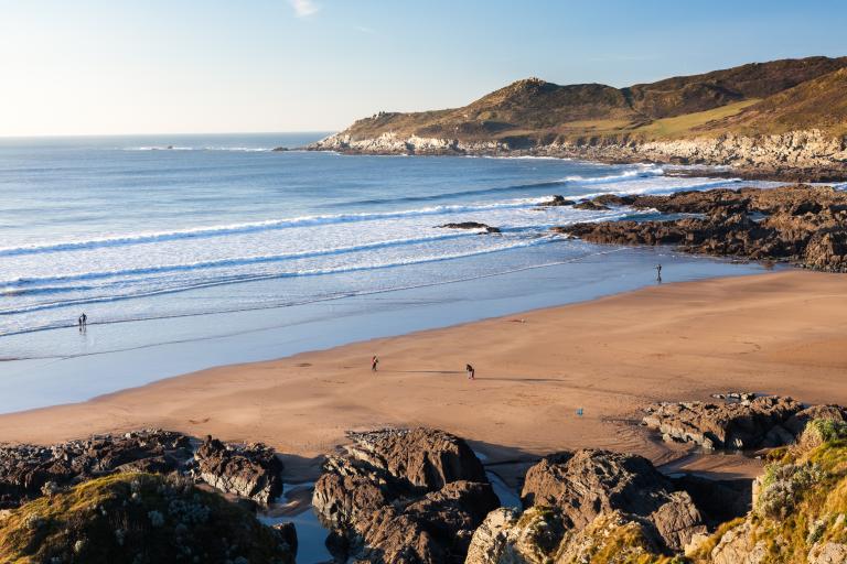 image of woolacombe combesgate beach